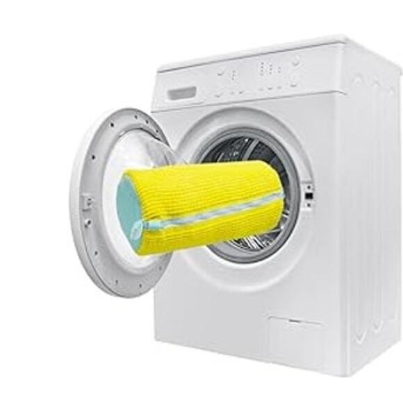 NWT ~ 2 Pack Large Thick Yellow Reusable Shoe Washing Bags for Washer & Dryer - Picture 4 of 9